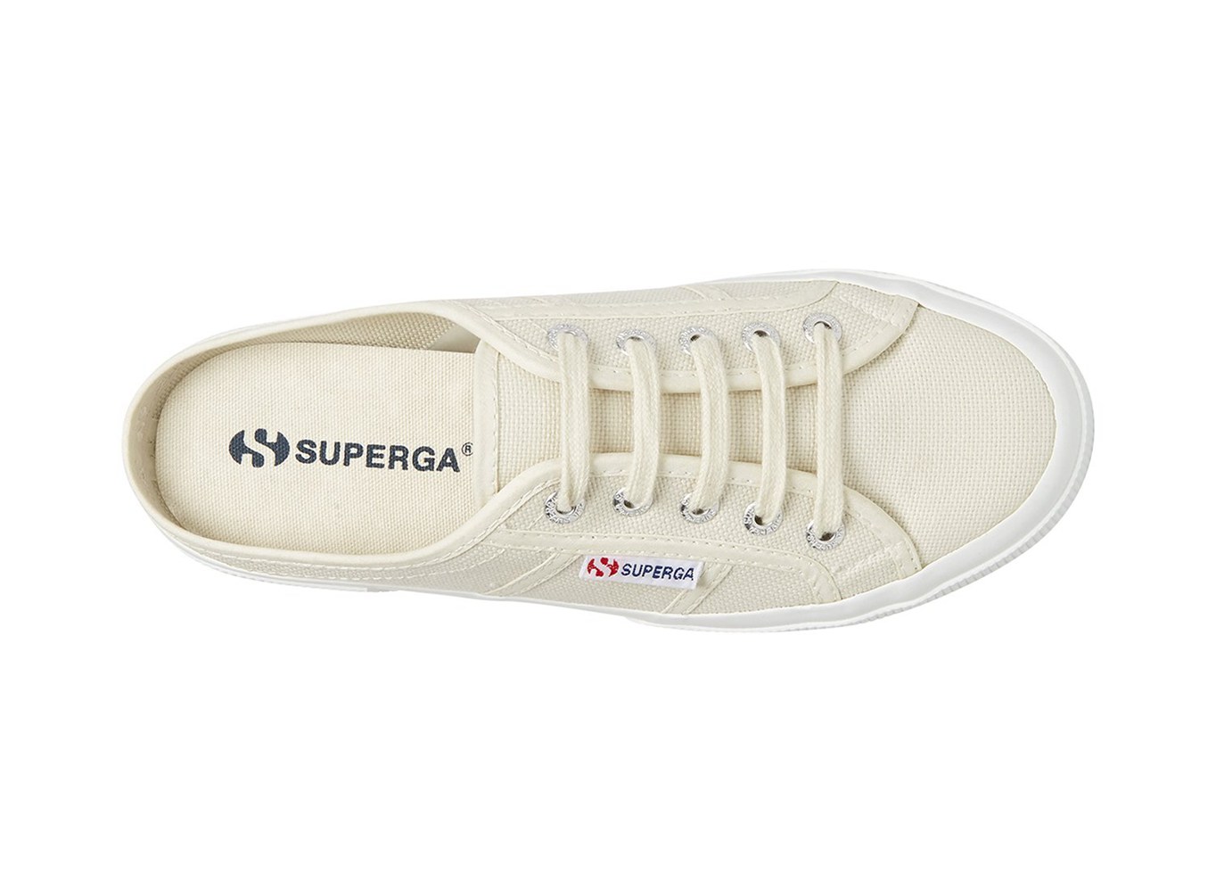 Superga Slip On Womens - 2402 Cotw - Beige - ZVJTY2163